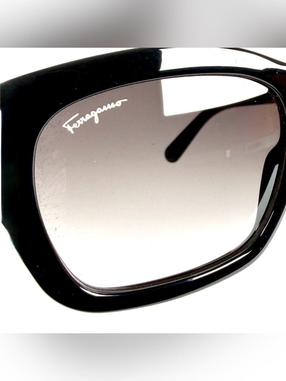 Salvatore Ferragamo SF1012S Black Cat-Eye Sunglasses | Full Inclusion | New - Picture 7 of 9